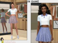 Sims 4 Teen Clothes Mod: Anastasia SET (Image #2)