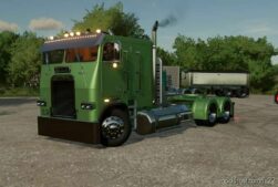 FS22 Freightliner Truck Mod: 1989 Freightliner FLT Cabover (Image #3)