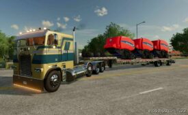 FS22 Freightliner Truck Mod: 1989 Freightliner FLT Cabover (Image #4)