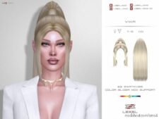 Vika Hairstyle for Sims 4