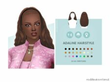 Adaline Hairstyle for Sims 4