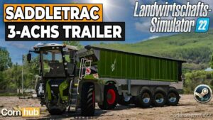 Saddletrac 3-Achs Trailer V1.0.0.1 for Farming Simulator 22