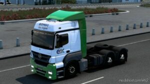 Skin Expresso SãO Miguel Mercedes-Benz Axor By Quality3Dmods By Rodonitcho Mods [1.47] for Euro Truck Simulator 2