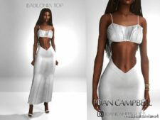 Babilonia SET (TOP+Skirt) for Sims 4
