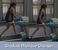 Gradual Physique Changes for Sims 4