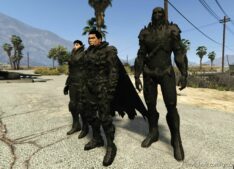 GTA 5 Player Mod: General Zod Armored Addon Ped (Image #3)