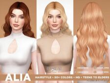Alia Hairstyle for Sims 4