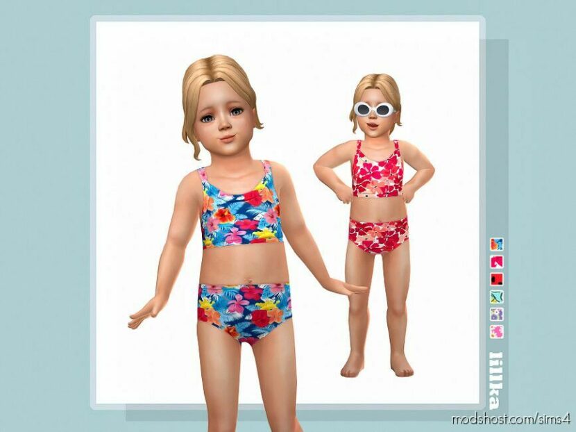 Toddler Swimsuit P23 for Sims 4