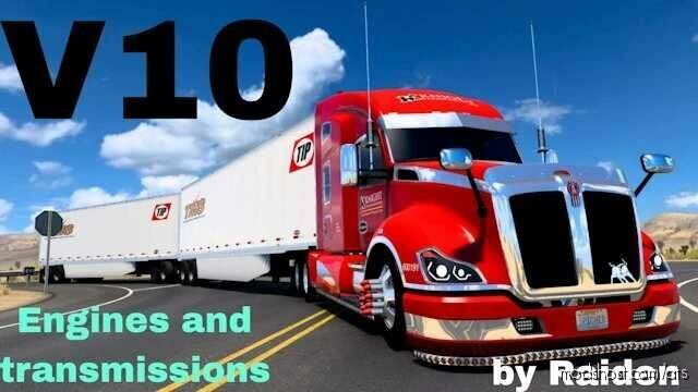 Engines And Transmissions Pack V10 [1.47] for American Truck Simulator