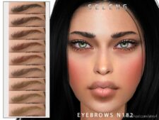 Eyebrows N182 for Sims 4
