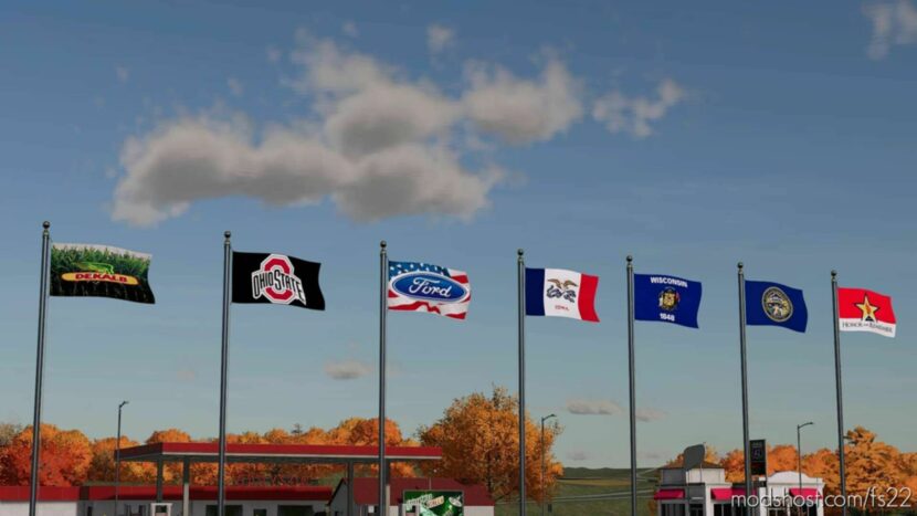 Decorative Flags for Farming Simulator 22