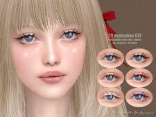 2D Eyelashes A13 for Sims 4