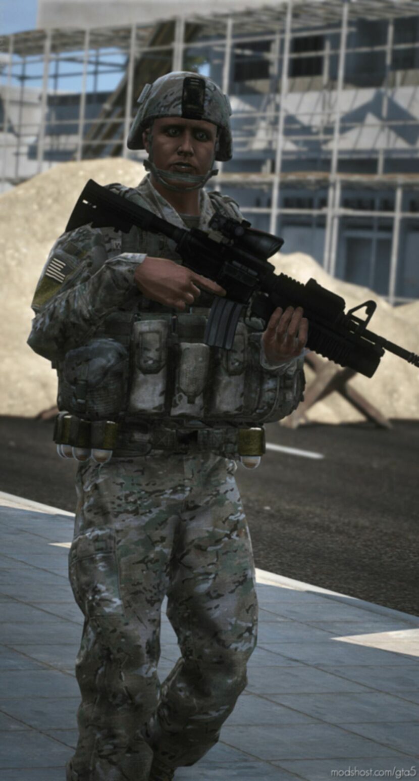 United States Armed Forces EUP Pack SP & Fivem Addon GTA 5 Player Mod ...