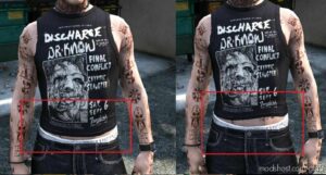 GTA 5 Player Mod: Y2K Tank TOP For MP Male And Female (Image #4)