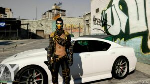 GTA 5 Player Mod: AGE Of Gold Free Fire Bundle Add-On PED (Image #4)