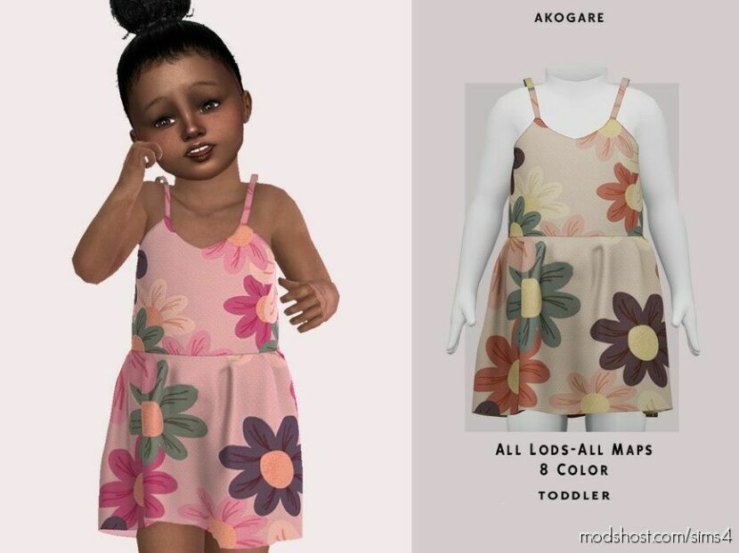 T-Muriel Dress for Sims 4