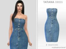 Tatiana Dress for Sims 4