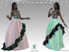Women’s Gown 06.25.23 for Sims 4