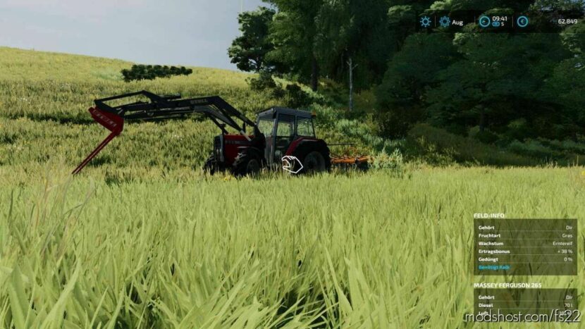 Massey Ferguson 265 Edit for Farming Simulator 22