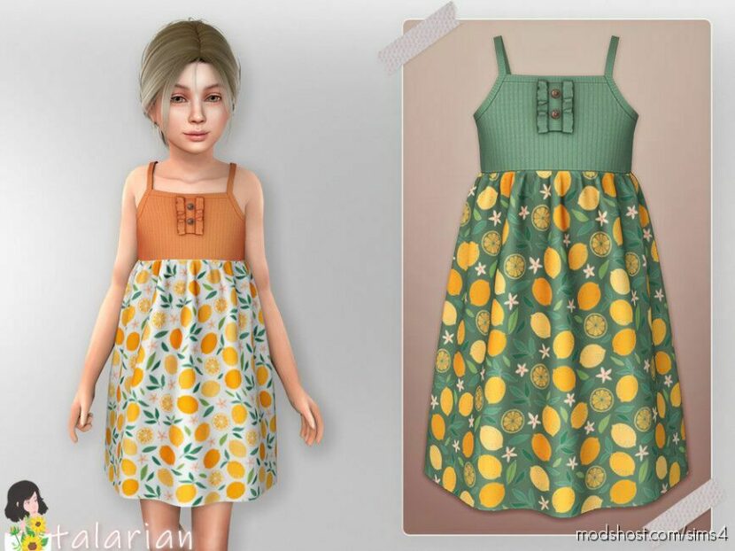 Sims 4 Everyday Clothes Mod: Reese Dress (Featured)