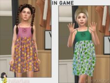 Sims 4 Everyday Clothes Mod: Reese Dress (Image #2)