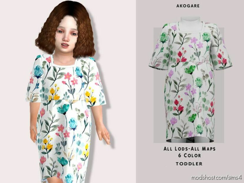 T-Summer Dress for Sims 4