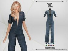 Hera Jumpsuit for Sims 4