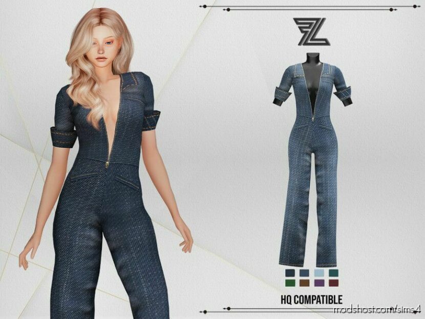 Hera Jumpsuit for Sims 4