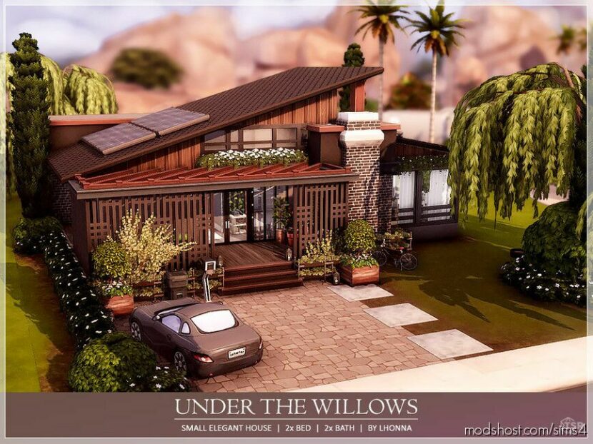 Under The Willows [NO CC] for Sims 4