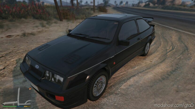 GTA 5 Ford Vehicle Mod: Sierra Cosworth RS500 1987 Add-On | Vehfuncs V (Featured)