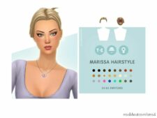 Marissa Hairstyle for Sims 4