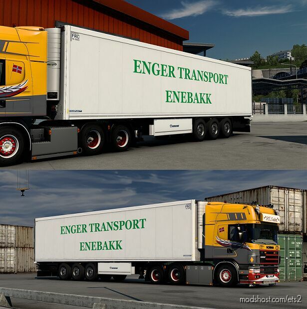 SCS Krone Cool Liner Knut Enger Transport Skin [1.47] for Euro Truck Simulator 2