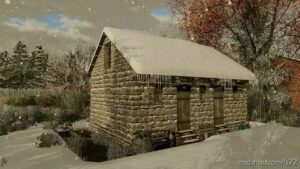 OLD Stone Cowshed V1.1 for Farming Simulator 22