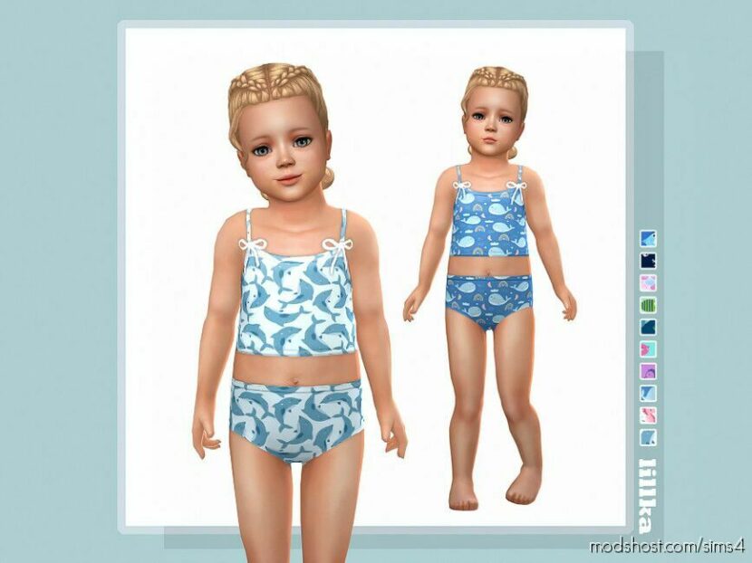 Toddler Swimsuit P24 for Sims 4