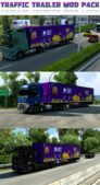 Taco Bell Mod Pack + Traffic Trailer Mod Pack for Euro Truck Simulator 2
