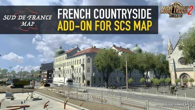 Map South Of France V1.8.1 for Euro Truck Simulator 2