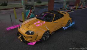 Toyota Supra Convertible WB (Animated Roof) [Add-On] for Grand Theft Auto V