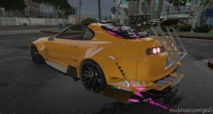 GTA 5 Toyota Vehicle Mod: Supra Convertible WB (Animated Roof) Add-On (Image #4)