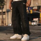 GTA 5 Player Mod: Nike Fleece Pant X Stussy (Image #2)