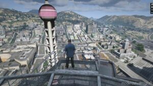 GTA 5 Map Mod: Oriental Pearl TV Tower Tower In Shanghai Add-On V1.1 (Image #3)