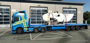 Submarine Titan Cargo For Flatbed Trailer for Euro Truck Simulator 2