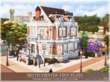 Britechester Tiny Flats [NO CC] for Sims 4