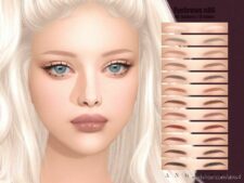 Eyebrows N86 for Sims 4