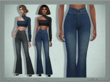Sophie Jeans (Flared) for Sims 4