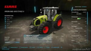 Claas Arion 6X 2021 for Farming Simulator 22