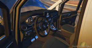 GTA 5 Mercedes-Benz Vehicle Mod: 2023 Mercedes Benz V-Class VIP (Image #3)