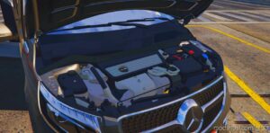 GTA 5 Mercedes-Benz Vehicle Mod: 2023 Mercedes Benz V-Class VIP (Image #4)