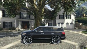 GTA 5 Vehicle Mod: Lincoln Navigator BIG Rims 2022 (Image #2)