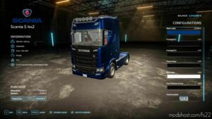 FS22 Scania Truck Mod: S 4X2 V1.1 (Image #3)