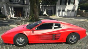 GTA 5 Ferrari Vehicle Mod: Testarossa 512TR 1991 (Image #2)